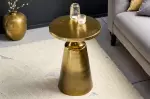 Odkládací stolek ABSTRACT 40 CM zlatý