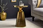 Odkládací stolek ABSTRACT 40 CM zlatý