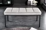 Lavice BOUTIQUE 80 CM světle šedá samet, II. jakost (B) Lavice BOUTIQUE 80 CM světle šedá samet, II. jakost (B)