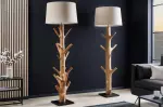 Stojací lampa TREE 175 CM přírodní masiv mangostane