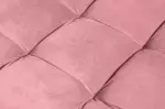 Taburet COZY VELVET 80 CM tmavě růžový samet