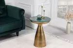 Odkládací stolek ELEMENTS 30 CM zelený mramor