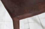 Stohovatelná jídelní židle MILANO antik kávová mikrovlákno