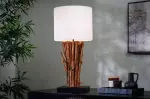 Stolní lampa EUPHORIA I 60 CM masiv longanské dřevo