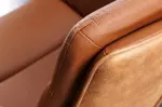 Židlo-křeslo BIG GEORGE III koňakové otočné