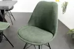 Jídelní židle SCANDINAVIA CORD zelená / černá