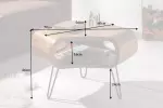 Konferenční stolek ORGANIC SMOKE 70 CM masiv sheesham