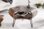 Konferenční stolek ORGANIC SMOKE 70 CM masiv sheesham