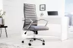Kancelářská židle BIG DEAL šedá strukturovaná látka