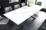 Jídelní stůl ALPINE WHITE 160-200 CM keramika rozkládací