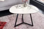 Konferenční stolek MARVELOUS WHITE 70 CM keramika