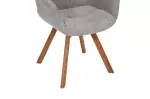 Jídelní židle BALTIC šedá/přírodní colin bouclé