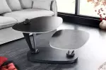 Konferenční stolek MOVEMENT GREY 160 CM keramika otočný