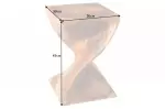 Odkládací stolek HELIX 30 CM masiv suar