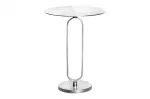 Odkládací stolek ELEGANCE 60 CM stříbrný