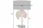 Stolní lampa GINKGO 62 CM zlatá