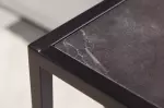 Odkládací stolek SLIM LINE 45 CM vzhled antracitový mramor