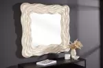 Nástěnné zrcadlo WAVE 90 CM greige