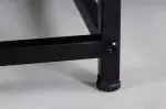 Konferenční stolek DURA STEEL 100 CM černý kov