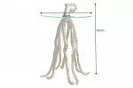 Odkládací stolek WILDLIFE OCTOPUS 65 CM mosaz