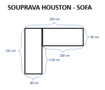 HOUSTON ratanová souprava