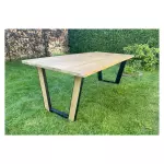 Jídelní stůl IRON WOOD 220 CM masiv dub