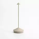 Zahradní lampička PINA písková - 29 cm