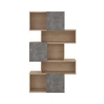 Knihovna Penta 738 jackson hickory/beton