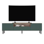 TV stolek Karis 160-L dub artisan/zelená