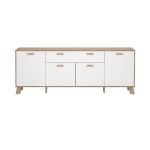 Komoda Iker 714 jackson hickory/bílá