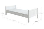 Postel Romantic 441 bílá