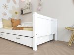 Postel s úložným prostorem Romantic 445 bílá