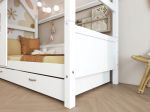 Postel 1/2 domeček s úl. prostorem Romantic 451 bílá