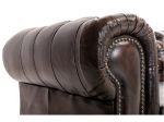 Sedací souprava Chesterfield Classic 3+1+1 kůže hnědá