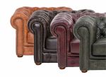 Sedací souprava Chesterfield Classic 3+1+1 kůže zelená