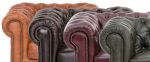 Pohovka Chesterfield Lord 2 kůže zelená
