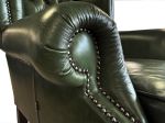 Křeslo Chesterfield Queen kůže zelená