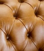 Křeslo Chesterfield Queen kůže koňak