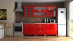 Kuchyňská skříňka Natanya G602W červený lesk