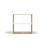 Regál Manja 2x2 dub artisan/bílá