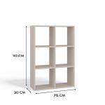 Regál Manja 2x3 kašmír