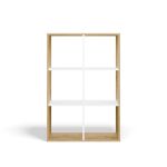 Regál Manja 2x3 dub artisan/bílá