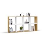 Regál Manja 2x4 dub artisan/bílá