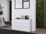 Komoda Malvína M6 140 bílá