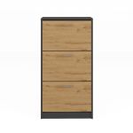 Botník Pura antracit/dub artisan