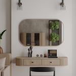 Závěsný toaletní stolek Orvelo 202 dub cremona