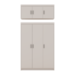 Skříň Enja 3D písková béžová