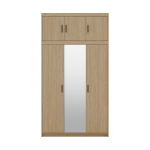 Skříň Enja 3D se zrcadlem dub olejovaný