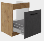 Kuchyňská skříňka Vega 60 ZL 1S dub lancelot/matera