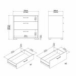 Komoda Selina 705 jackson hickory Komoda Selina 705 jackson hickory
